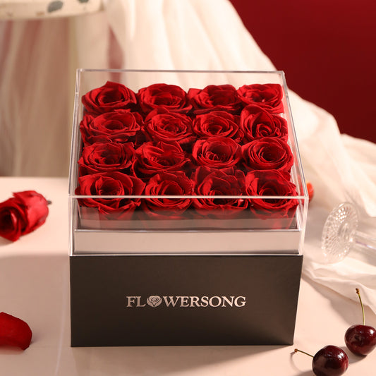 Eternal Rouge Blossoms - Crystal Clear Edition