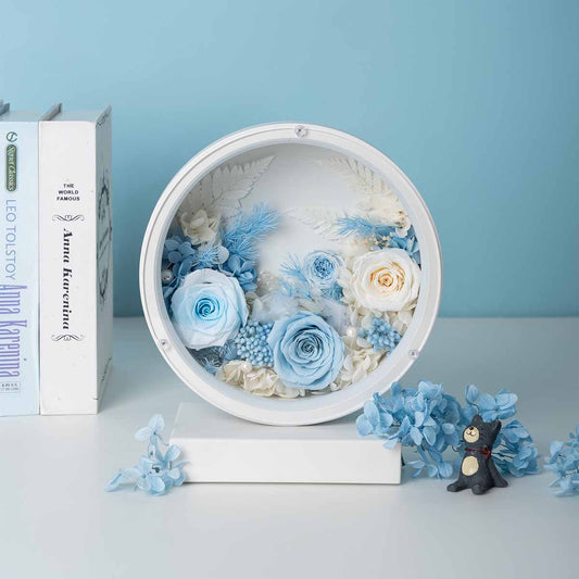 Blue Forever Roses Halo Ambient Light