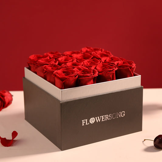 Eternal Rouge Blossoms - Crystal Clear Edition