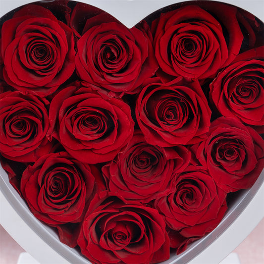 Twilight Rose Glow - Red Roses Forever Roses Lamp