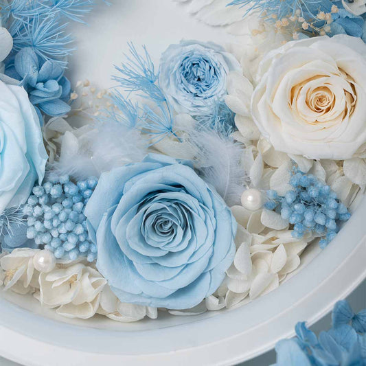 Blue Forever Roses Halo Ambient Light