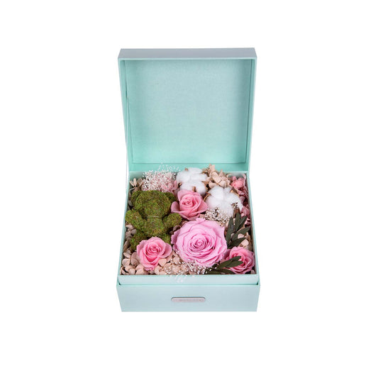 Pink Whisper Forever Roses Box - Flowersong | Preserved Roses in Full Bloom