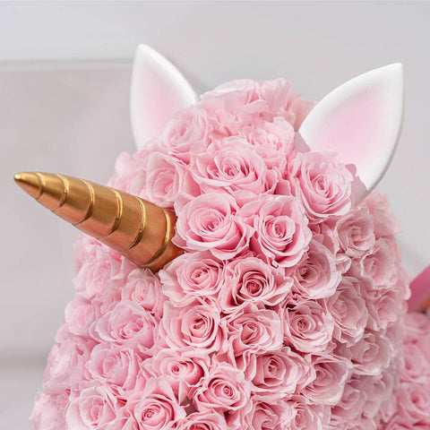 Unicorn Magic Pink Forever Roses - Flowersong | Preserved Roses in Full Bloom